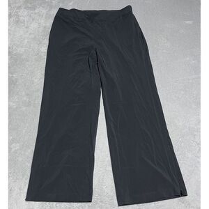 J‎ Jill Fit Pants Womens Large Pockets Elastic Waist Zip Legs Yoga Gym Walking
